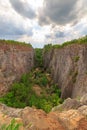 Abandoned Quarry called Big America (Velka Amerika) near Prague, Czech Republic Royalty Free Stock Photo