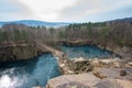 Abandoned quarry in Konigshain Royalty Free Stock Photo