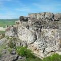 Abandoned quarry for limestone mining.