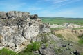 Abandoned quarry for limestone mining.