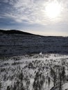 Abandoned quarry remaining in time