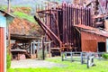 Abandoned quicksilver mines in Almaden Valley CA