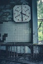 Abandoned radioactive school in Pripyat Royalty Free Stock Photo