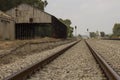 Abandoned rail station