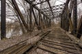 Abandoned Railroad Bridge - Pennsylvania Royalty Free Stock Photo