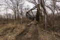 Abandoned Railroad Bridge - Pennsylvania Royalty Free Stock Photo