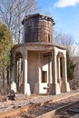 Abandoned Railroad Water Tower