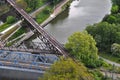 Abandoned railway in Oberhausen, Germany