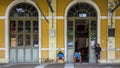 The abandoned railway station, Antonina, Brazil