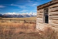 Abandoned Ranch Cabin in the Grand Teton Mountain Range