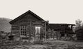 Abandoned Ranch House in Bannack, Mt Royalty Free Stock Photo