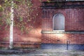 Abandoned red bricks building in Stockport, England, Europe Royalty Free Stock Photo