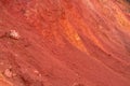 Martian like landscape with red deserty surface Royalty Free Stock Photo