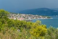 Remains of shipwreck washed ashore spoiling Adriatic Sea coastline