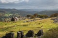 The abandoned Rhos Slate Quarry at Capel Curig, Snowdonia National Park, Wales Royalty Free Stock Photo