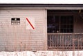 An Abandoned roadside restaurant in Sudbury, Massachusetts at golden hour 3