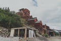 Abandoned ruins of the copper mine in Alaska Wrangell-St. Elias