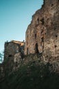 Abandoned Ruins in Craco, Italy Royalty Free Stock Photo