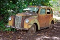 Abandoned Rusting Vintage Car Royalty Free Stock Photo