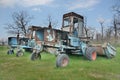 Abandoned rustry tractor at Apajpuszta, Hungary