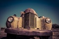 Abandoned rusty old truck