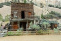 Abandoned Saloon in Bayhorse Ghost Town, Idaho, USA