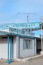 Old abandoned Honolulu Club Royalty Free Stock Photo