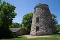 The abandoned Seppmann Mill in Minneopa State Park was an old flour gristmill Royalty Free Stock Photo