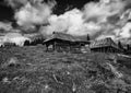 Abandoned sheepfold Royalty Free Stock Photo