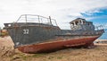 An abandoned ship Royalty Free Stock Photo