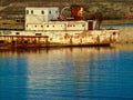 Abandoned ship near Lake Van, Turkey Royalty Free Stock Photo