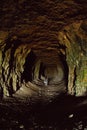 Abandoned Shiryaevsky quarries near the village of Shiryaevo. Royalty Free Stock Photo