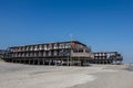 Abandoned Silver Gull Beach Club at Fort Tilden Beach, Breezy Point Royalty Free Stock Photo