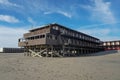 Abandoned Silver Gull Beach Club at Fort Tilden Beach, Breezy Point Royalty Free Stock Photo