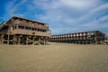 Abandoned Silver Gull Beach Club at Fort Tilden Beach, Breezy Point Royalty Free Stock Photo