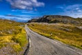 Abandoned Single Lane Road At Applecross Pass In Scotland