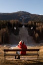 Abandoned ski jump Royalty Free Stock Photo