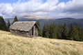 Abandoned small shepherd cottage Royalty Free Stock Photo