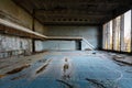 Abandoned Sport Hall in Pripyat Chernobyl