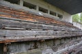 Abandoned Stadium in Ghost City of Pripyat exclusion Zone Royalty Free Stock Photo