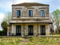 Abandoned station in the middle of the countryside