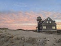 Abandoned Station Pea Island Oregon Inlet NC Royalty Free Stock Photo