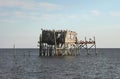 Abandoned stilt house in Cedar Key, Florida Royalty Free Stock Photo