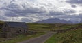 An abandoned old Stone Barn in the small coastal hamlet of Balnakiel in North West Scotland. Royalty Free Stock Photo