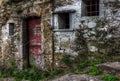 Abandoned stone house