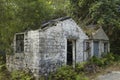 Abandoned One Storied Stone House in Hong Kong Lantau Island Royalty Free Stock Photo