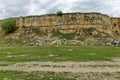 Abandoned stone-pit by Zavet town area Royalty Free Stock Photo