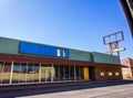 Abandoned Store Front Commercial Building In Distressed Area Royalty Free Stock Photo
