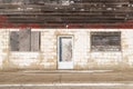 Old abandoned storefront Royalty Free Stock Photo