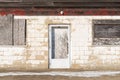 Old abandoned storefront Royalty Free Stock Photo